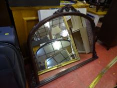 Large overmantel mirror