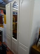 Modern three door wardrobe