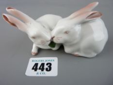 Royal Copenhagen rabbits