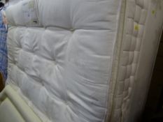 Double divan bed and base with headboard