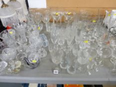Enormous parcel of mixed glassware including quality drinking