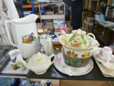 Parcel of mixed Staffs china