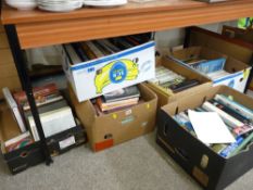 Mixed books in several boxes including volumes of 'The Oxford History of England' etc