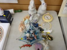 Parcel of mainly duck ornaments etc
