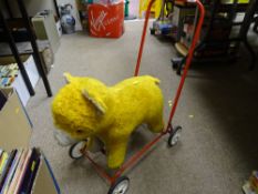 Push-a-long soft toy