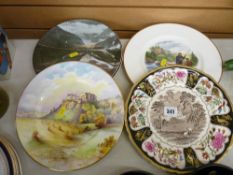 Minton Sterling Castle display plate and others similar