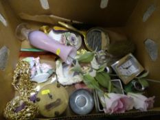 Box of mixed ornamental items and similar