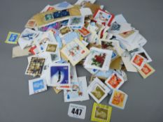 Quantity of mixed used stamps