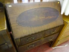 Two drawer writing bureau