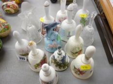 Ceramic and glass decorative bells