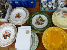 Collection of commemorative plates, cabinet china etc