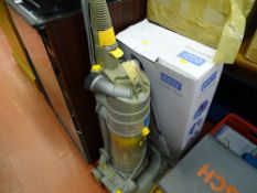 Dyson upright vacuum cleaner and an Eazi steam mop E/T