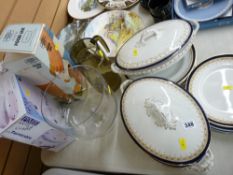 Parcel of mixed dinnerware and kitchen items