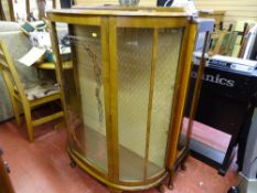 Two china display cabinets