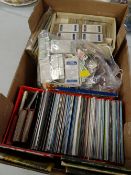 Large collection of cigarette cards, loose & in albums, together with a collection of postcards