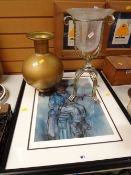 A framed limited (225/375) edition print by LEIGHTON-JONES of a street urchin together with a