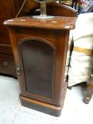 An Edwardian mahogany night cabinet