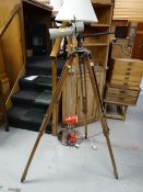 A tripod standing Mirador telescope