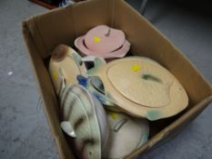 A quantity of Shorter & Son novelty fish-form tureens