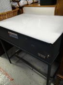 A 'Little John' illuminating tattoo tracing table E/T