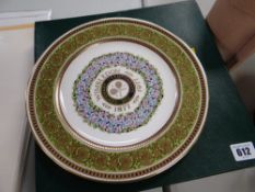 A boxed Spode Wimbledon centenary plate