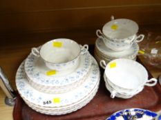 Parcel of Royal Albert 'Memory Lane' patterned dinnerware