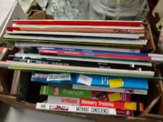 Parcel of various of exam revision guides together with a quantity of breakfastware & drinking