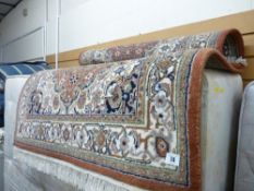 Medium sized floral rug