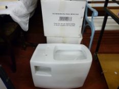 Pair of TC Bathrooms contemporary magnet wall hung pan toilets (boxed)