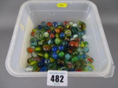 Quantity of vintage marbles