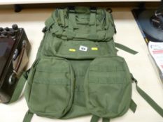 As new canvas rucksack