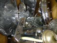 Box of mixed electroplate etc