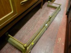 Brass extending fire fender