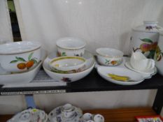 Collection of predominantly Royal Worcester 'Evesham' oven to tableware