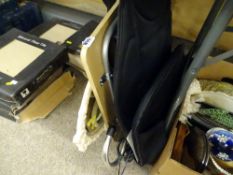 French style triple dressing mirror, folding table and shooting stick etc