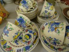 Thirty plus pieces of Masons Regency tea and dinnerware