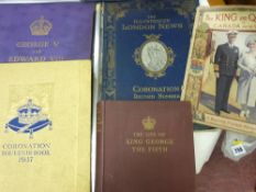 Collection of early royalty commemorative and souvenir books