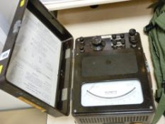 Vintage bakelite cased Sangamo Weston Enfield AC/DC watt meter