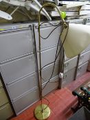 Brass effect reading lamp E/T