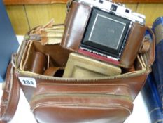 Vintage camera in carry case