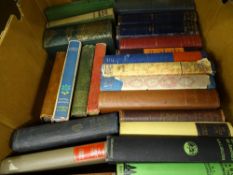 Box of vintage books