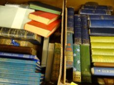 Two boxes of old books