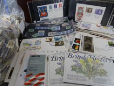Collection of stamps and first day covers
