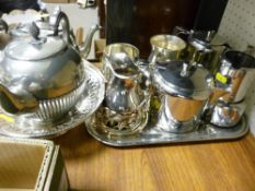 Quantity of EP and other metalware