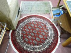 Pakistan Bokhara rug and one other