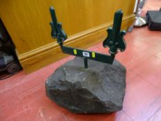Rock boot scraper