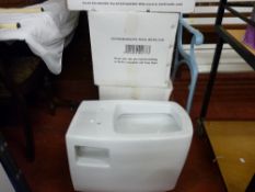 Pair of TC Bathrooms contemporary magnet wall hung pan toilets (boxed)