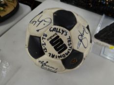 A 1978 Liverpool FC signed testimonial match football