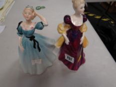 Royal Doulton figure 'Loretta' & 'Celeste'