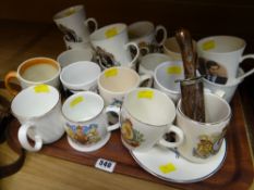 Tray of various Royal Commemorative mainly mugs etc